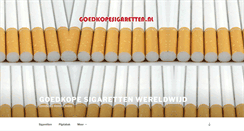 Desktop Screenshot of goedkopesigaretten.nl