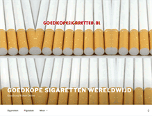 Tablet Screenshot of goedkopesigaretten.nl